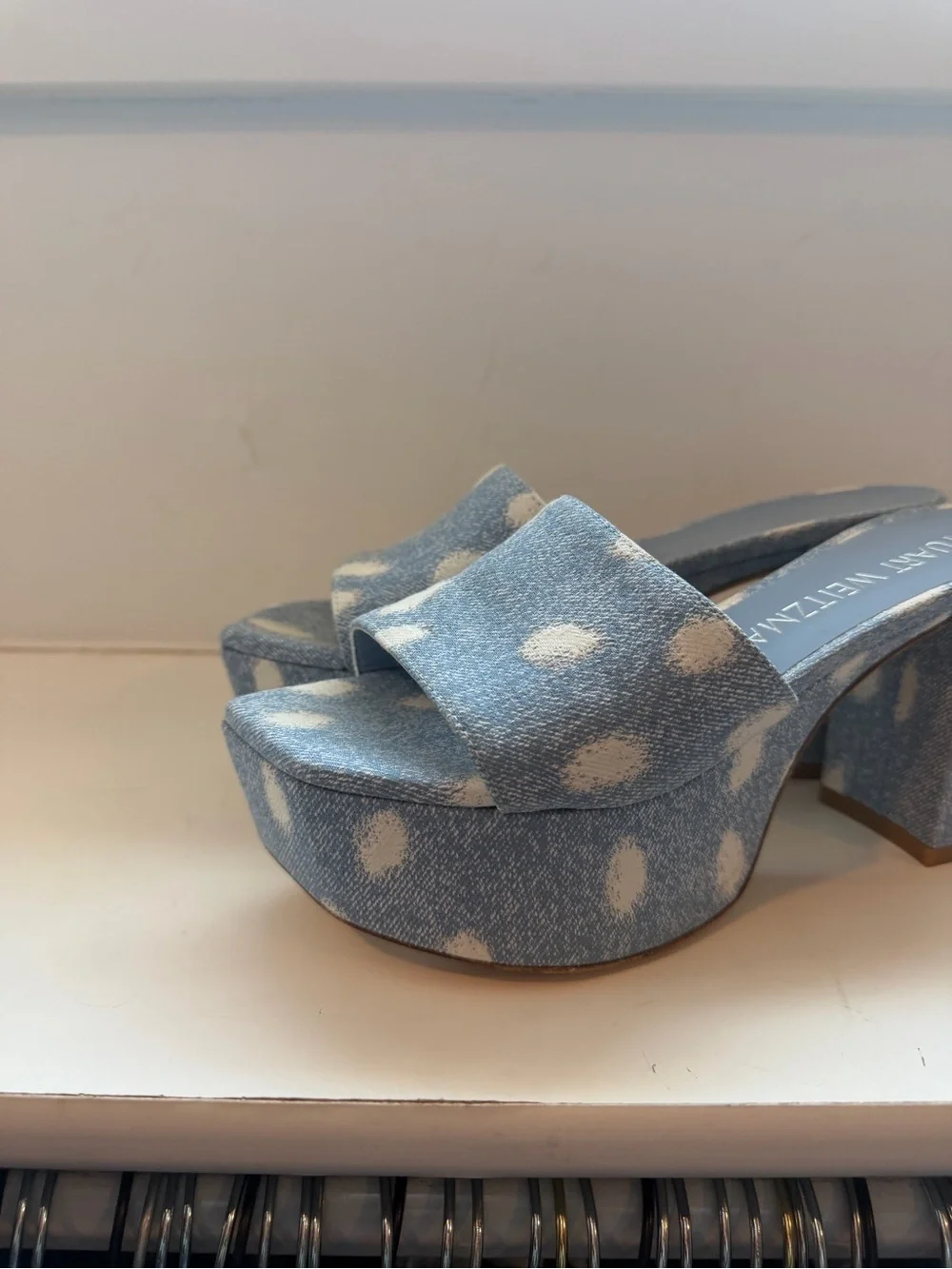 Stuart Weitzman Square High Platform Sandal